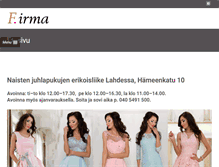 Tablet Screenshot of f-irma.fi